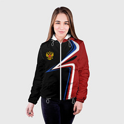 Куртка с капюшоном женская РОССИЯ RUSSIA UNIFORM, цвет: 3D-белый — фото 2