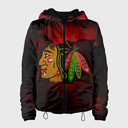 Куртка с капюшоном женская CHICAGO NHL, цвет: 3D-черный