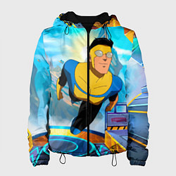 Куртка с капюшоном женская Неуязвимый Invincible, цвет: 3D-черный
