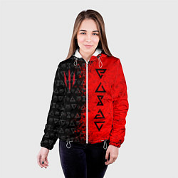 Куртка с капюшоном женская THE WITCHER 9, цвет: 3D-белый — фото 2