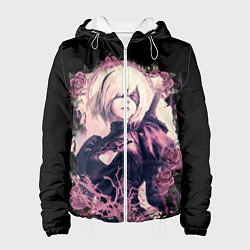 Куртка с капюшоном женская 2B ROSES, цвет: 3D-белый