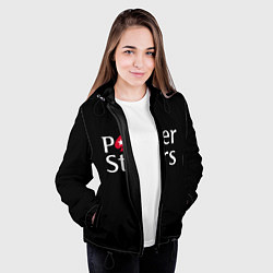 Куртка с капюшоном женская Poker Stars, цвет: 3D-черный — фото 2