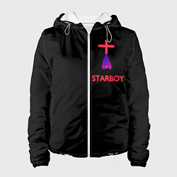Куртка с капюшоном женская STARBOY - The Weeknd, цвет: 3D-белый