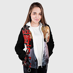 Куртка с капюшоном женская Токийские мстители, цвет: 3D-белый — фото 2