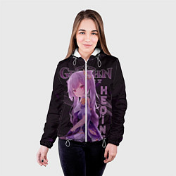 Куртка с капюшоном женская Кэ Цин Геншин Импакт, цвет: 3D-белый — фото 2