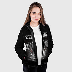 Куртка с капюшоном женская SCORPIONS, цвет: 3D-черный — фото 2