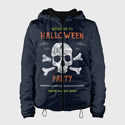 Куртка с капюшоном женская Halloween Party, цвет: 3D-черный