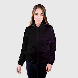 Куртка с капюшоном женская Технометрия, цвет: 3D-черный — фото 2