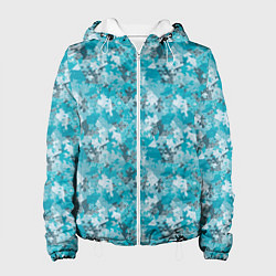 Куртка с капюшоном женская Снежный Дизайн, цвет: 3D-белый