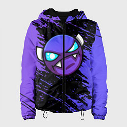 Куртка с капюшоном женская Geometry Dash, цвет: 3D-черный