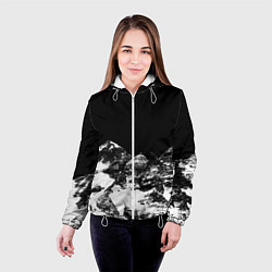 Куртка с капюшоном женская ГОРЫ ЧБ, цвет: 3D-белый — фото 2