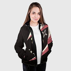 Куртка с капюшоном женская Flatingo & GameDev, цвет: 3D-черный — фото 2