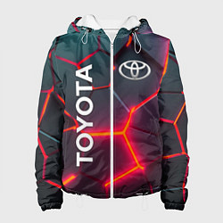 Женская куртка TOYOTA 3D NEON ТОЙОТА 3Д ПЛИТЫ НЕОН