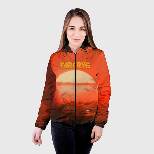 Женская куртка Far Cry 6 - Libertad / 3D-Черный – фото 4