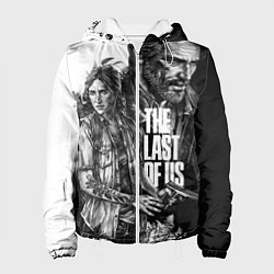 Куртка с капюшоном женская THE LAST OF US ЧЁРНО БЕЛЫЙ, цвет: 3D-белый