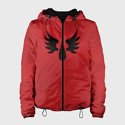 Куртка с капюшоном женская Кровавые ангелы цвет легиона 9, цвет: 3D-черный