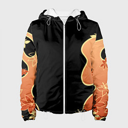 Куртка с капюшоном женская КАДЗУХА ПАТТЕРН, цвет: 3D-белый