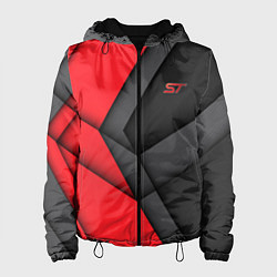 Куртка с капюшоном женская ST FORD спина, цвет: 3D-черный