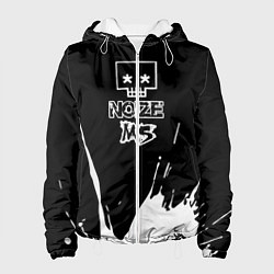Куртка с капюшоном женская Noize MC Нойз МС, цвет: 3D-белый