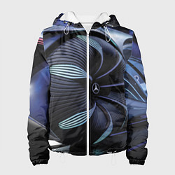 Куртка с капюшоном женская Mercedes-Benz Concept 2021 vanguard, цвет: 3D-белый