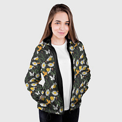 Куртка с капюшоном женская Люблю лето!, цвет: 3D-черный — фото 2