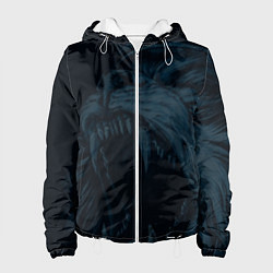Куртка с капюшоном женская Zenit lion dark theme, цвет: 3D-белый