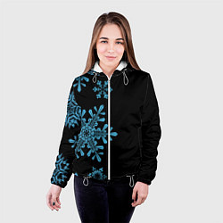 Куртка с капюшоном женская Снежная Стена, цвет: 3D-белый — фото 2