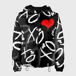 Куртка с капюшоном женская The Weeknd - XO, цвет: 3D-черный