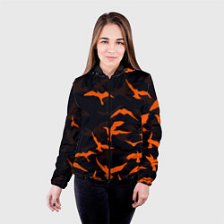 Куртка с капюшоном женская Стая Воронов, цвет: 3D-черный — фото 2