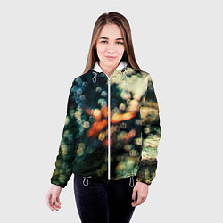 Куртка с капюшоном женская Obscured by Clouds - Pink Floyd, цвет: 3D-белый — фото 2