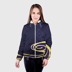 Куртка с капюшоном женская КОСТЮМ КАМИСАТО АЯКИ, цвет: 3D-белый — фото 2