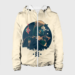 Куртка с капюшоном женская Кейд-6, цвет: 3D-белый