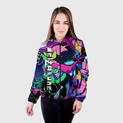 Куртка с капюшоном женская Deltarune Дельта Руна, цвет: 3D-черный — фото 2