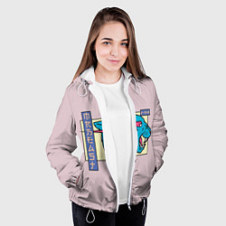 Куртка с капюшоном женская Mr Beast Japan Full Print, цвет: 3D-белый — фото 2