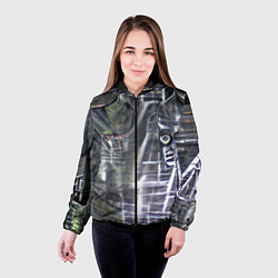 Куртка с капюшоном женская Light Kevlar, цвет: 3D-черный — фото 2
