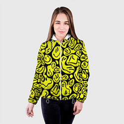 Куртка с капюшоном женская The Смайлики, цвет: 3D-белый — фото 2