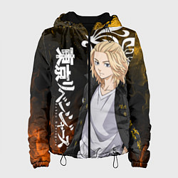 Куртка с капюшоном женская МАЙКИ МАНДЗИРО ТОСВА ПЛАМЯ, цвет: 3D-черный