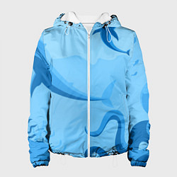 Женская куртка МоРское Дно с Акулами