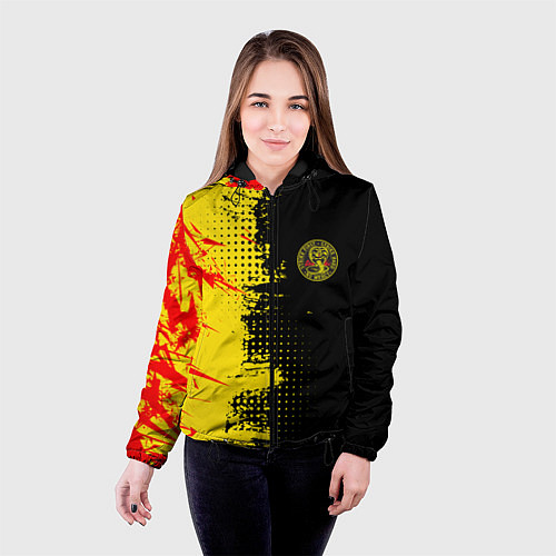 Женская куртка Кобра Кай Cobra Kai / 3D-Черный – фото 4