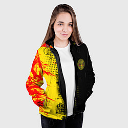 Куртка с капюшоном женская Кобра Кай Cobra Kai, цвет: 3D-черный — фото 2