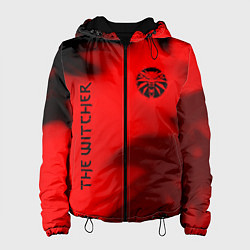 Куртка с капюшоном женская ВЕДЬМАК 3 - Огонь, цвет: 3D-черный