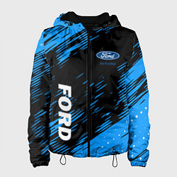 Куртка с капюшоном женская Форд , Ford, цвет: 3D-черный