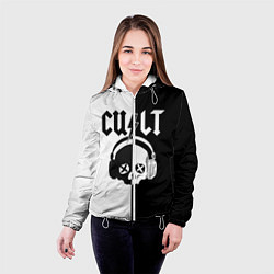 Куртка с капюшоном женская TDG CULT ACDC, цвет: 3D-белый — фото 2