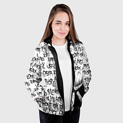 Куртка с капюшоном женская DEAD INSIDE 1000-7, цвет: 3D-черный — фото 2