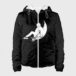 Куртка с капюшоном женская Ищи Меня На Луне Фараон Pharaoh, цвет: 3D-белый