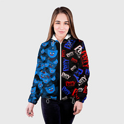 Куртка с капюшоном женская Poppy Half Patter, цвет: 3D-белый — фото 2