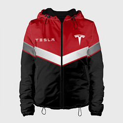 Куртка с капюшоном женская ФОРМА КОМПАНИИ - TESLA RED, цвет: 3D-черный