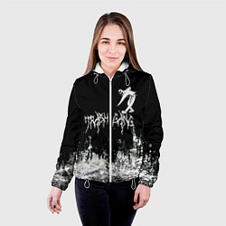 Куртка с капюшоном женская Ghostemane Mercury Trash Gang Гостмейн Призрак гра, цвет: 3D-белый — фото 2
