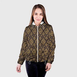 Куртка с капюшоном женская Monogramm Pattern Dope Camo Dope Street Market, цвет: 3D-белый — фото 2