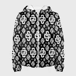 Куртка с капюшоном женская Black Pattern Dope Camo Dope Street Market, цвет: 3D-белый